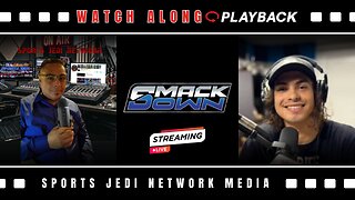 WWE SmackDown Watch Along LIVE | Sports Jedi Network x Dude Wipes | Wrestlepoolaza Weekend Kickoff