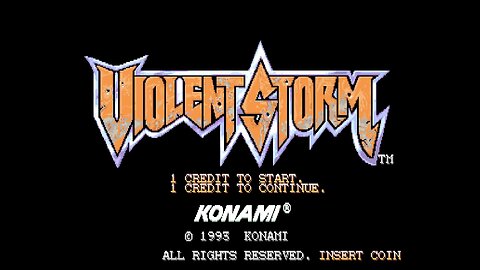 Violent Storm - Full Playthrough - ARCADE 1993