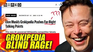Wikipedia is TERRIFIED of Grokipedia. So's the Media. | Clownfish TV