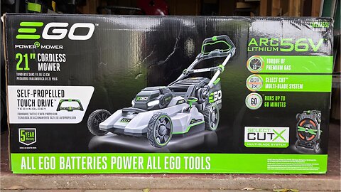 EGO POWER+ 21 Inch Self Propelled Select Cut Mower Unboxing
