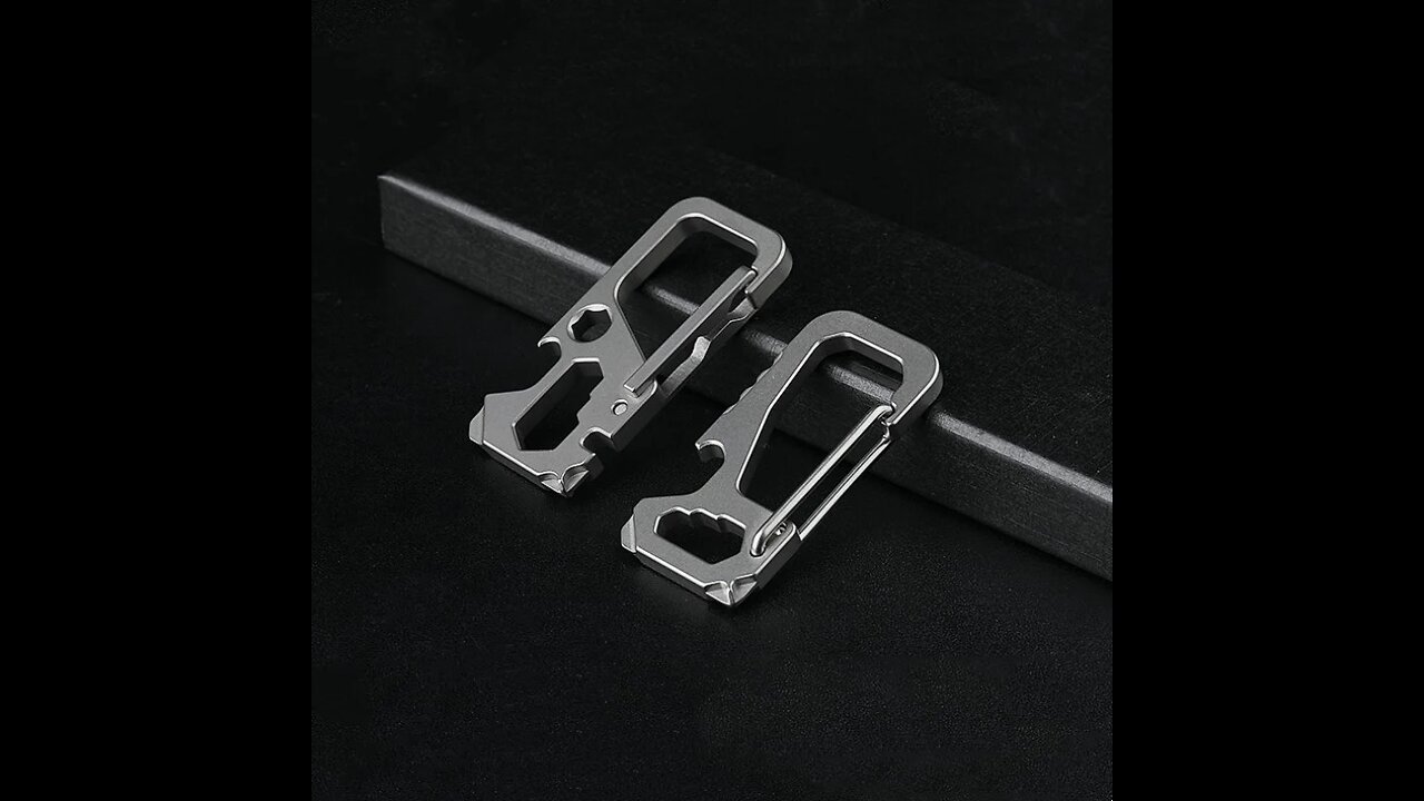 Titanium Alloy Multifunctional Minimalist Keychain Hook