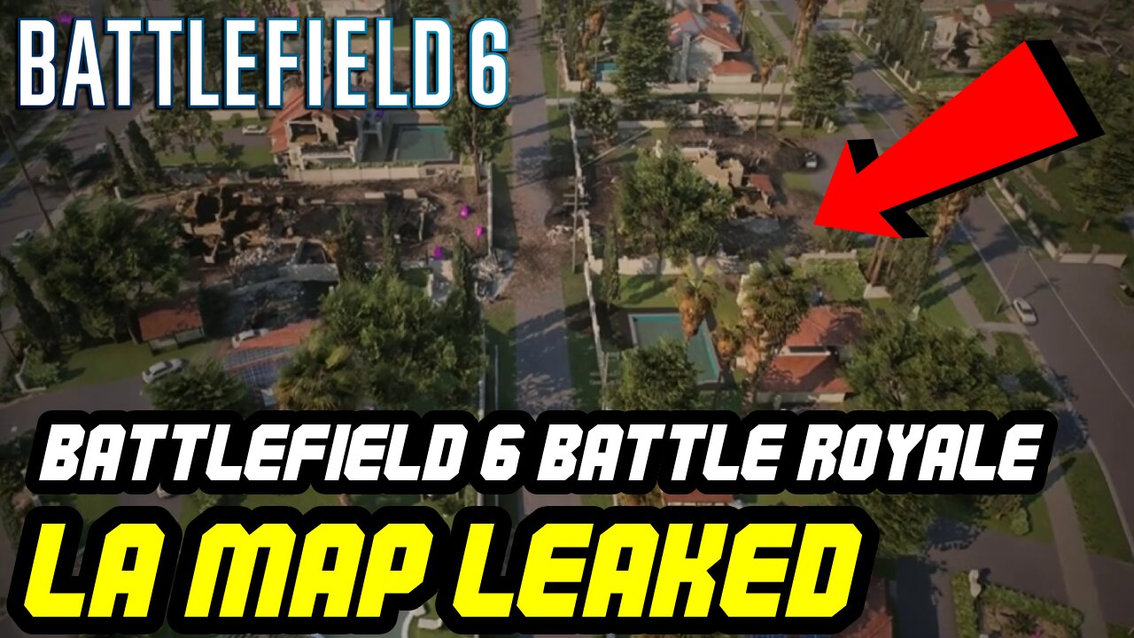 Battlefield 6 Battle Royale Map LEAKED - LA Style MAP!!! (News)