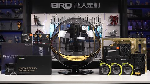 「BRO」4K Built a $60,000 PC! RTX 6000 Blackwell & 96-Core Threadripper -InWin Winbot #pcbuild