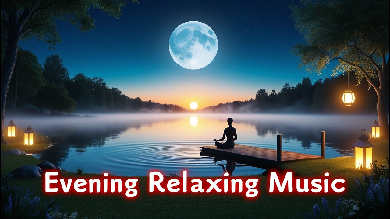 Soothing Relaxing Evening Music | Calming Sea Waves for Deep Sleep & Inner Peace
