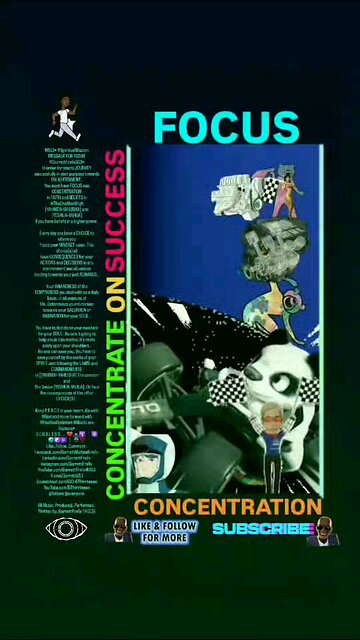 ▪︎FOCUS AND CONCENTRATION/CONCENTRATE ON SUCCESS▪︎