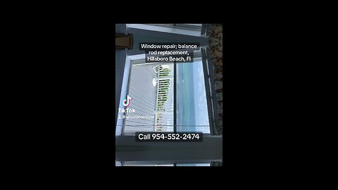 Window balance rod replacement in Hillsboro Beach,