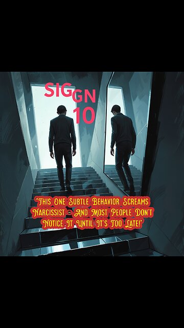 This One Subtle Behavior Screams Narcissist - And Most People Don't Notice It Until It's Too Late!"
