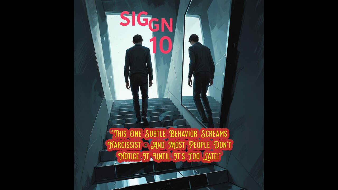 This One Subtle Behavior Screams Narcissist - And Most People Don't Notice It Until It's Too Late!"