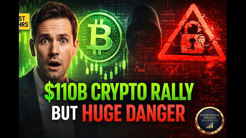 $110B Crypto Rally & Massive Security Threats | Bitcoin $95K, Ethereum 2026 Shock, XRP $2.14