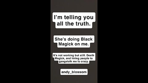 I’m telling you the truth