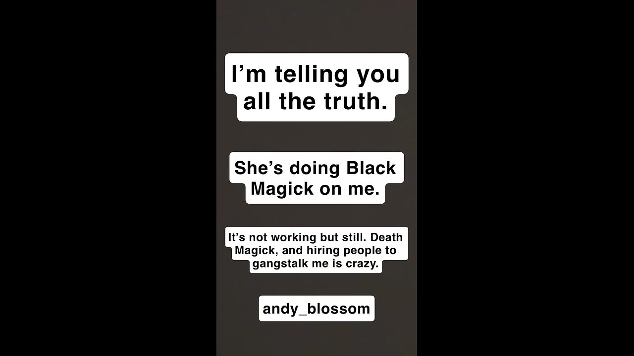 I’m telling you the truth