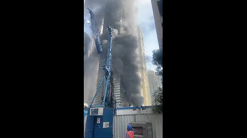 Fire in Dubai has anything to do with War?