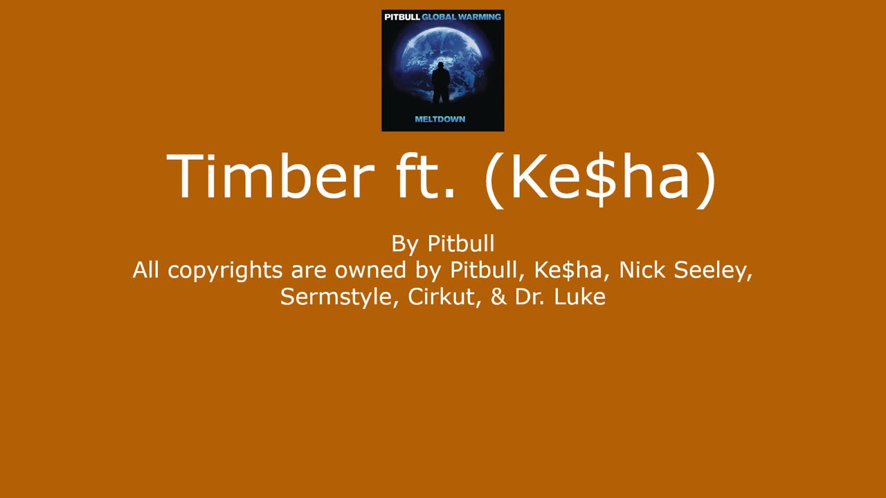 Timber ft. (Ke$ha)