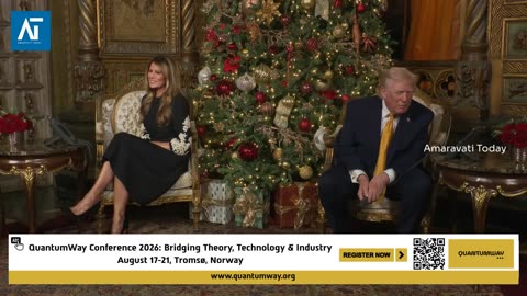 Trump on NORAD Tracks Santa: Border Jokes, Coal Talk on Christmas Eve | Amaravati Today
