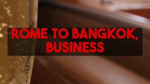 Business Class Airfare Deal - ITA $1,969 (Rome to Bangkok) Business Class