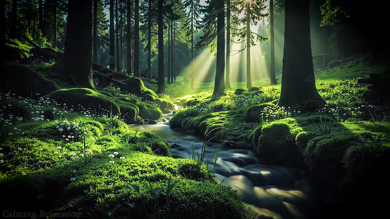 Nature Sounds | Quiet stream & Birdsong | Relaxing Atmosphere for Sleep & Relaxation