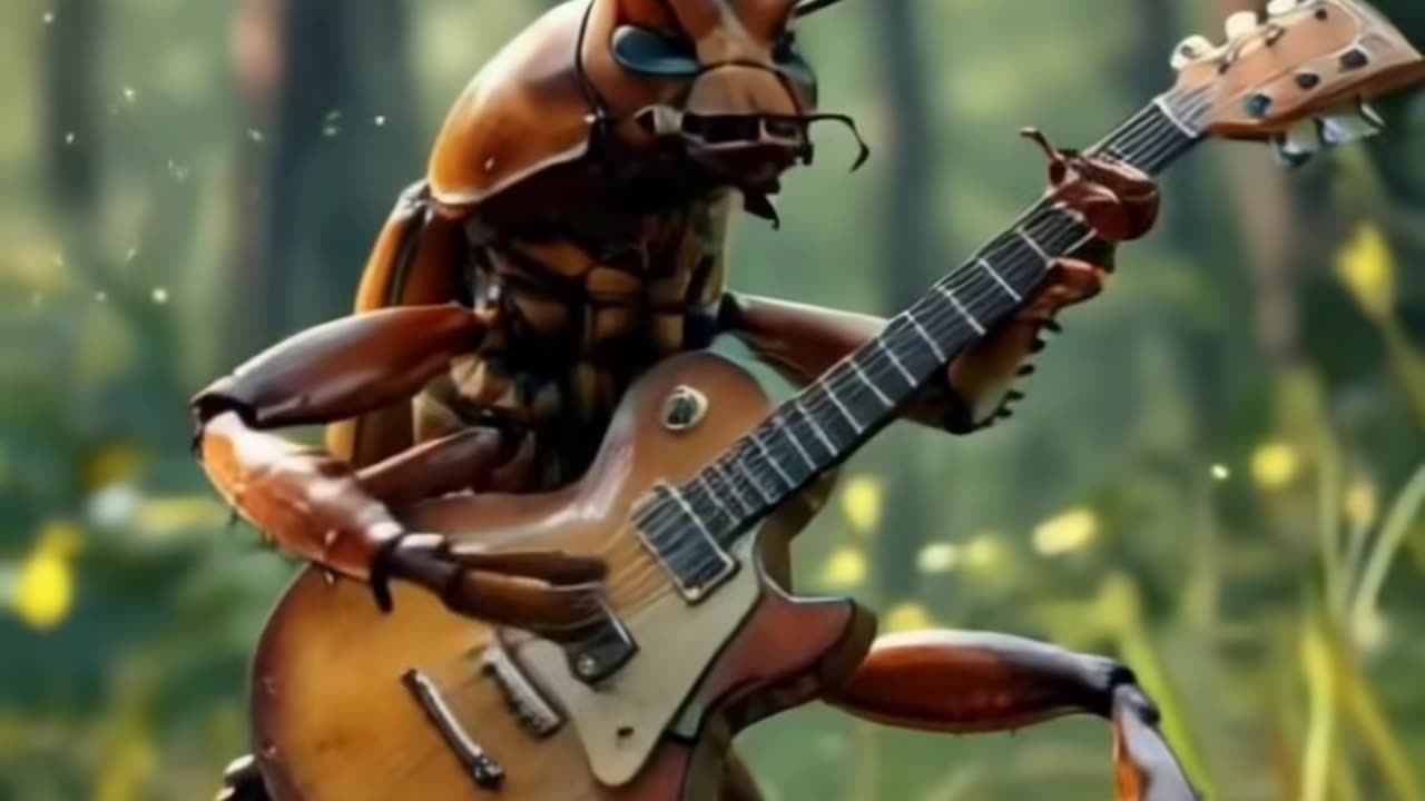 #ai #animal #music #guitar #thebeatles #beyond #不再犹豫 #fyp #viral #frp...