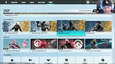 Splitgate 2 and R6 ranked.