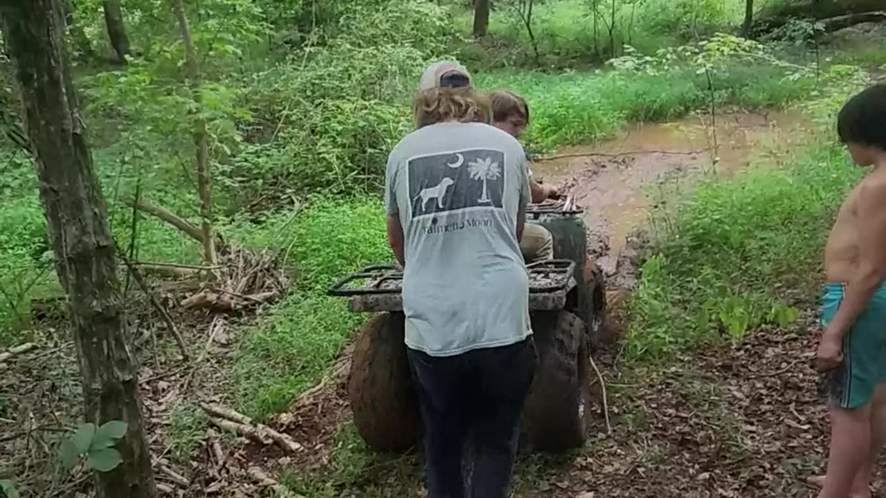 ATV (2 wheel drive) vs Mud Pit