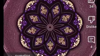 Seed of life Cymatics. Sacred geometry seen.