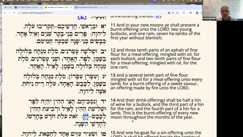 Parasha Pinchas: Numbers 25:-10-30:1
