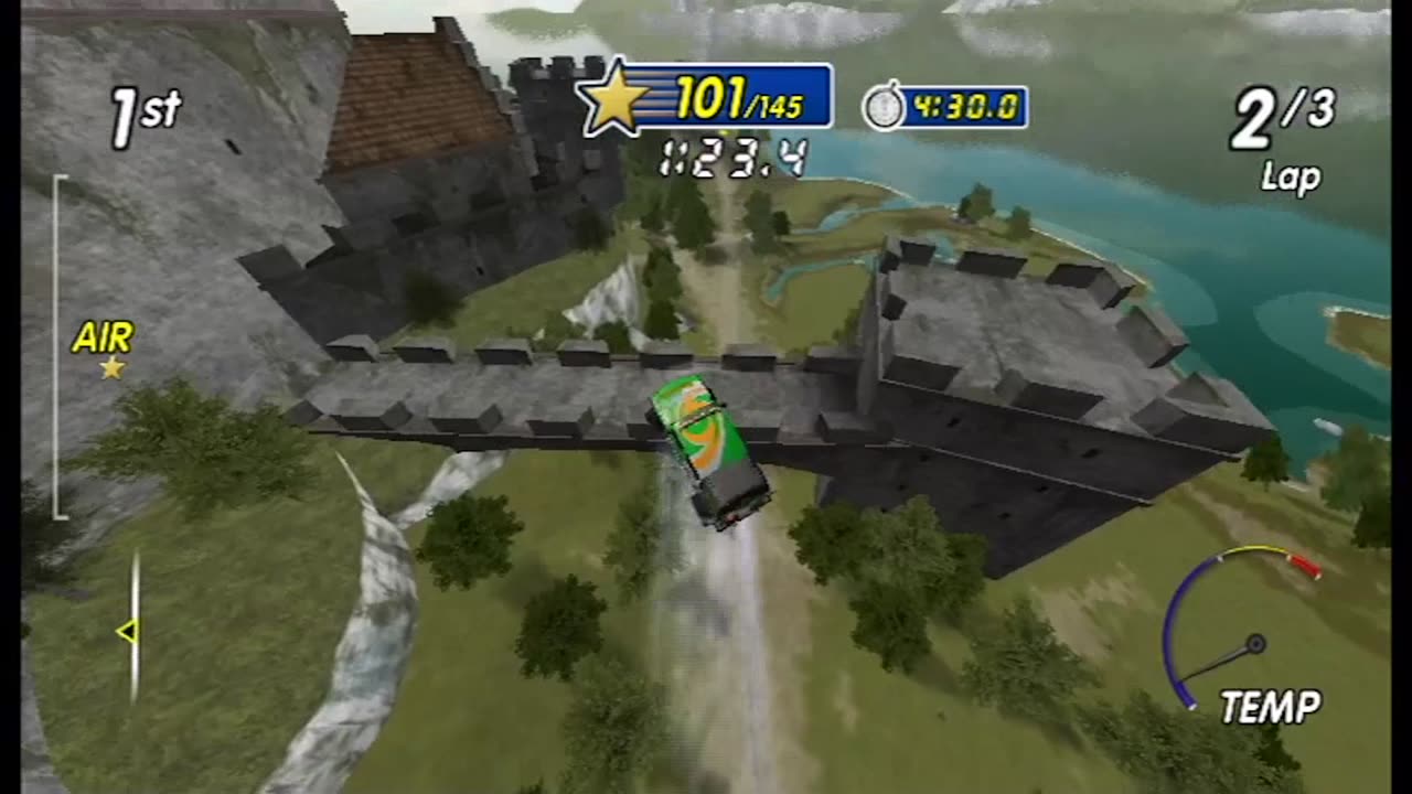 Excite Truck S-Rank Playthrough - Mirror Difficulty Gold Cup