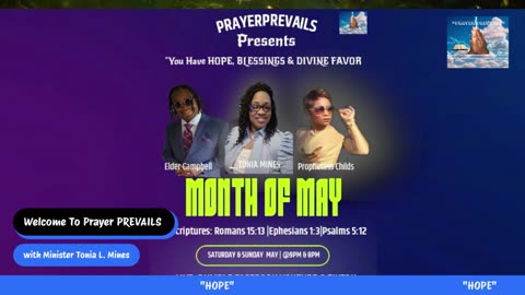 You have" HOPE, BLESSINGS and DIVINE FAVOR"