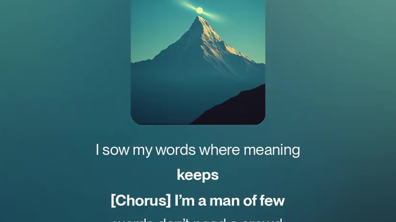 Man of Few Words