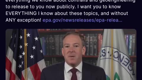 Trump posted about CHEMTRAILS/contrails and geoengineering