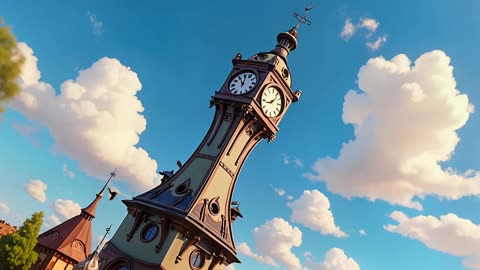 Hickory Dickory Dock – Mini Animación con Reloj y Ratón Animados (IA)
