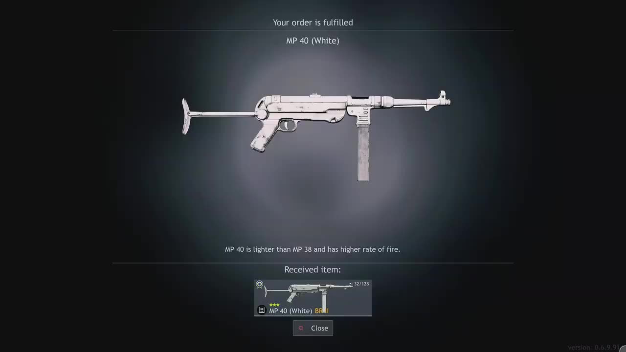 Enlisted: Sub - Machine Gun - MP 40