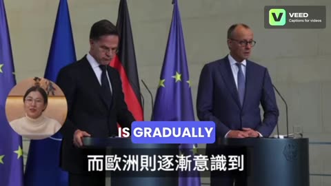 Before boarding the special flight to China, Merz broke his silence