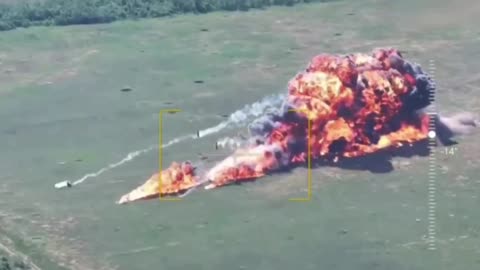 Russian SU-25 Crashed Near Soledar