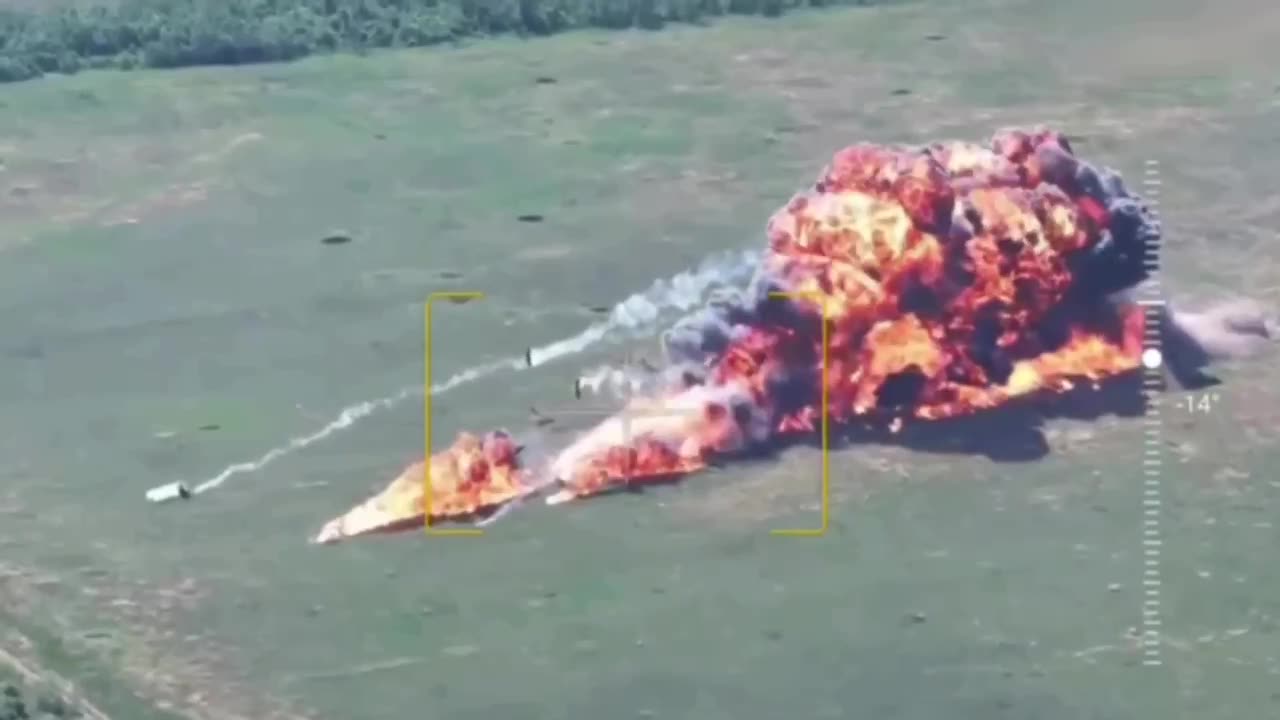 Russian SU-25 Crashed Near Soledar
