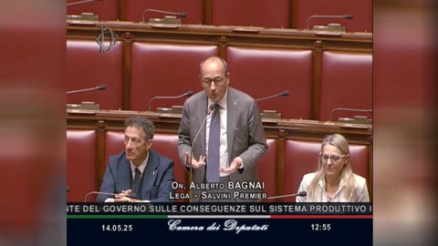 🔴 On. Alberto Bagnai, in Aula, sull'informativa urgente del Governo sui dazi di Trump (14.05.2025)