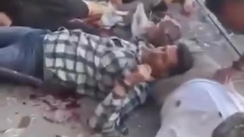 A horrific massacre in central Gaza City