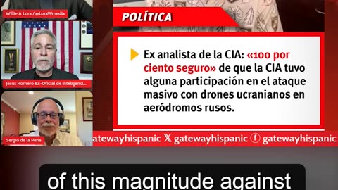 Jesús Romero, sobre las posibles injerencias de la CIA en el Ataque Ucraniano contra Rusia