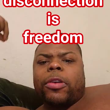 disconnection is freedom