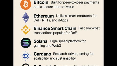What Are Different Blockchains?