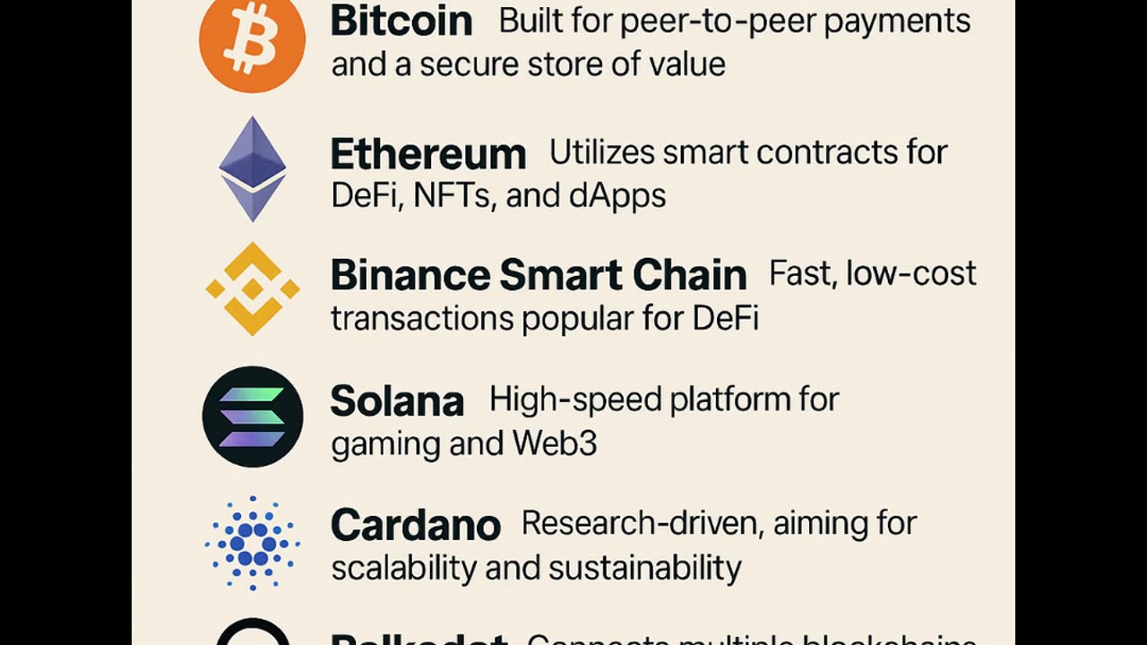 What Are Different Blockchains?