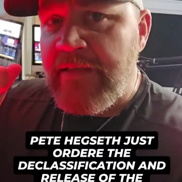 Secretary Hegseth just ordered the declassifica...