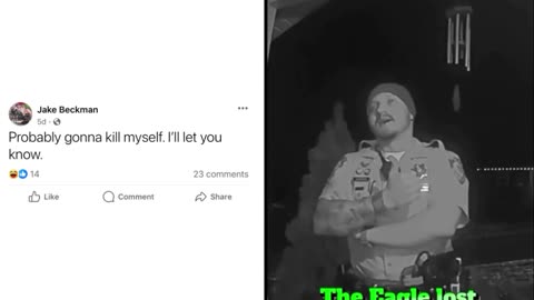 Police went to a man’s home after he posted on Facebook that he intended to kill himself