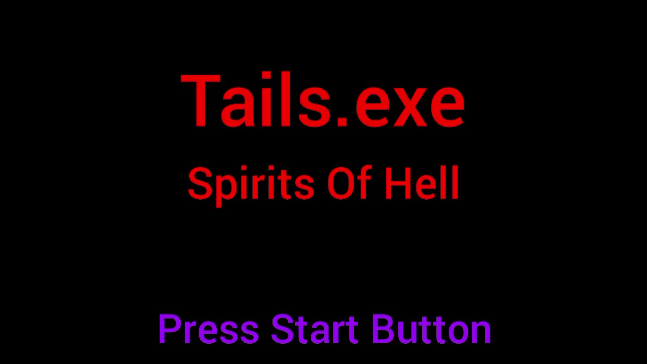 Tails.exe: Spirits of Hell (English PC Bootleg) Continue & Game Over