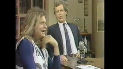 David Lee Roth - Late Night with David Letterman Part 1of2 (1985)
