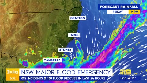 'Too late to leave': Record flood hits NSW Mid North Coast 9 News Australia