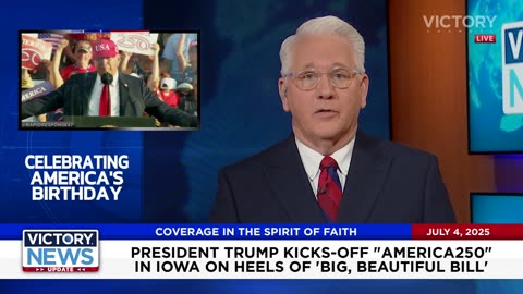 We are LIVE with VICTORY News Daily Update noon/11CT 7.4.25