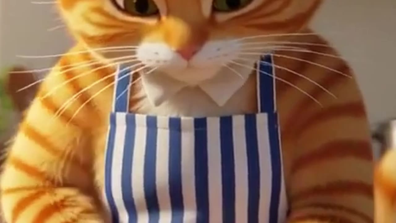 The Cutest Chef in the Kitchen 🐾👨‍🍳