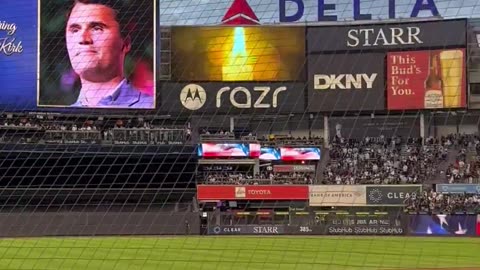 Yankee Stadium is holding a moment of silence ahead of the Yankees-Tigers game for Charlie Kirk