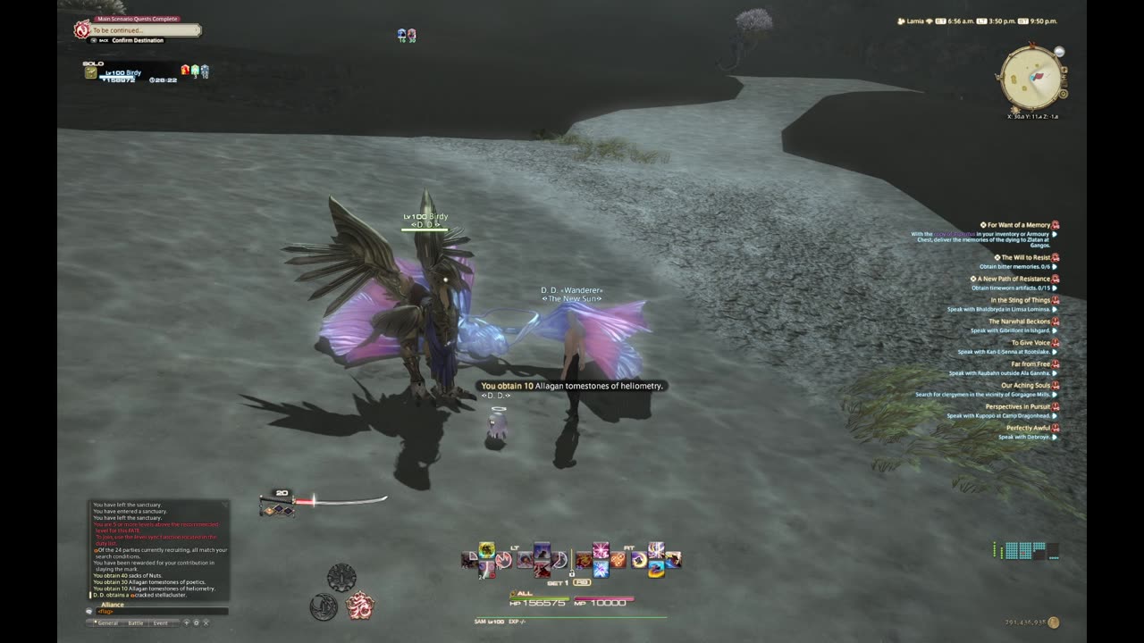 Final Fantasy 14 A Rank Rusalka Solo SAM