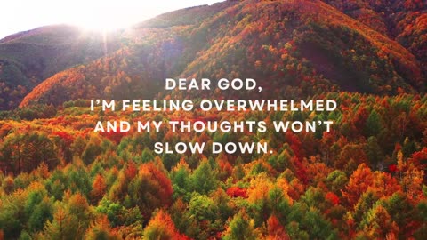 A Prayer for Anxiety